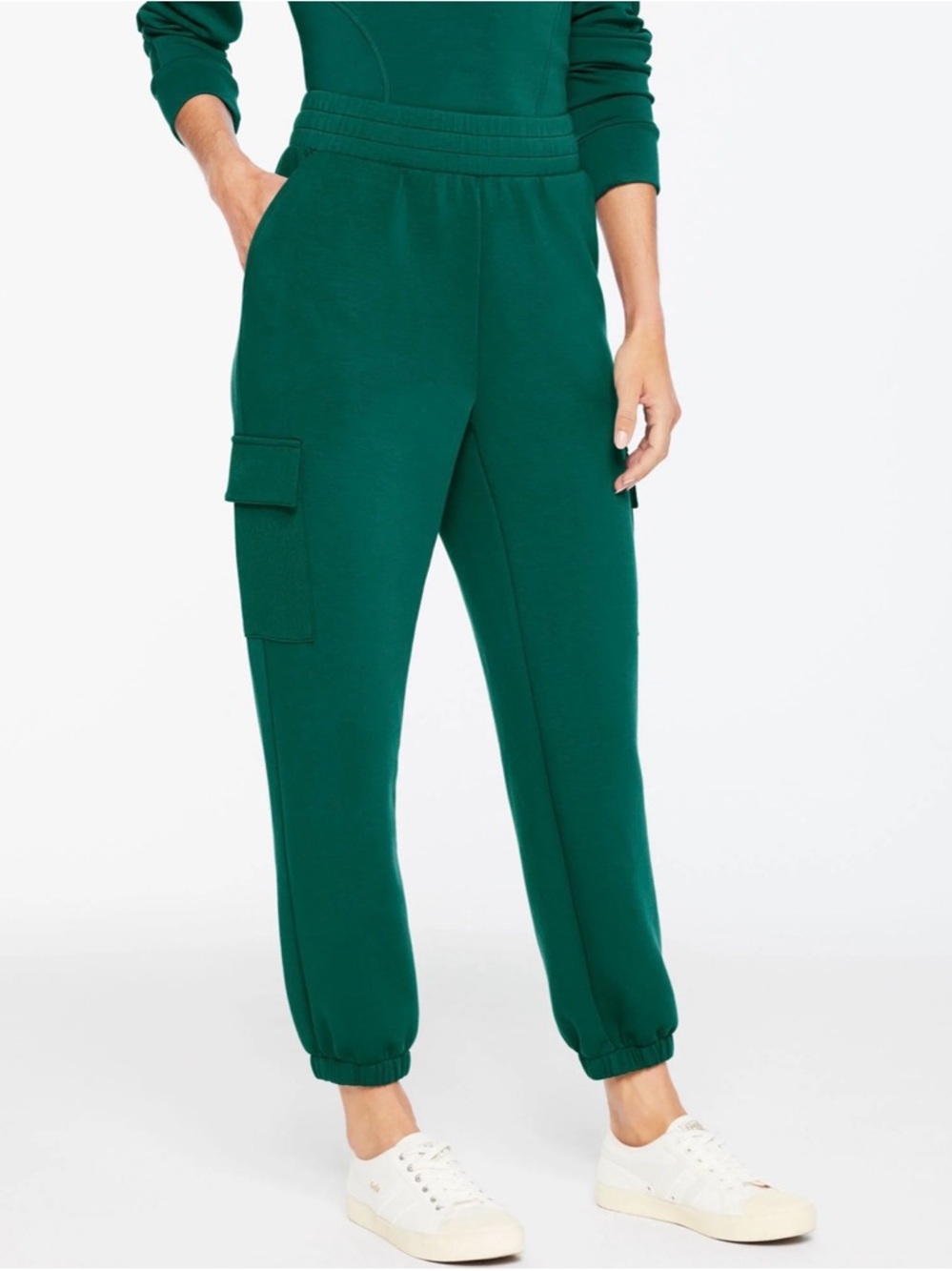 Talbots AIRKNIT STRETCH RIBBED CARGO JOGGERS (PXL)